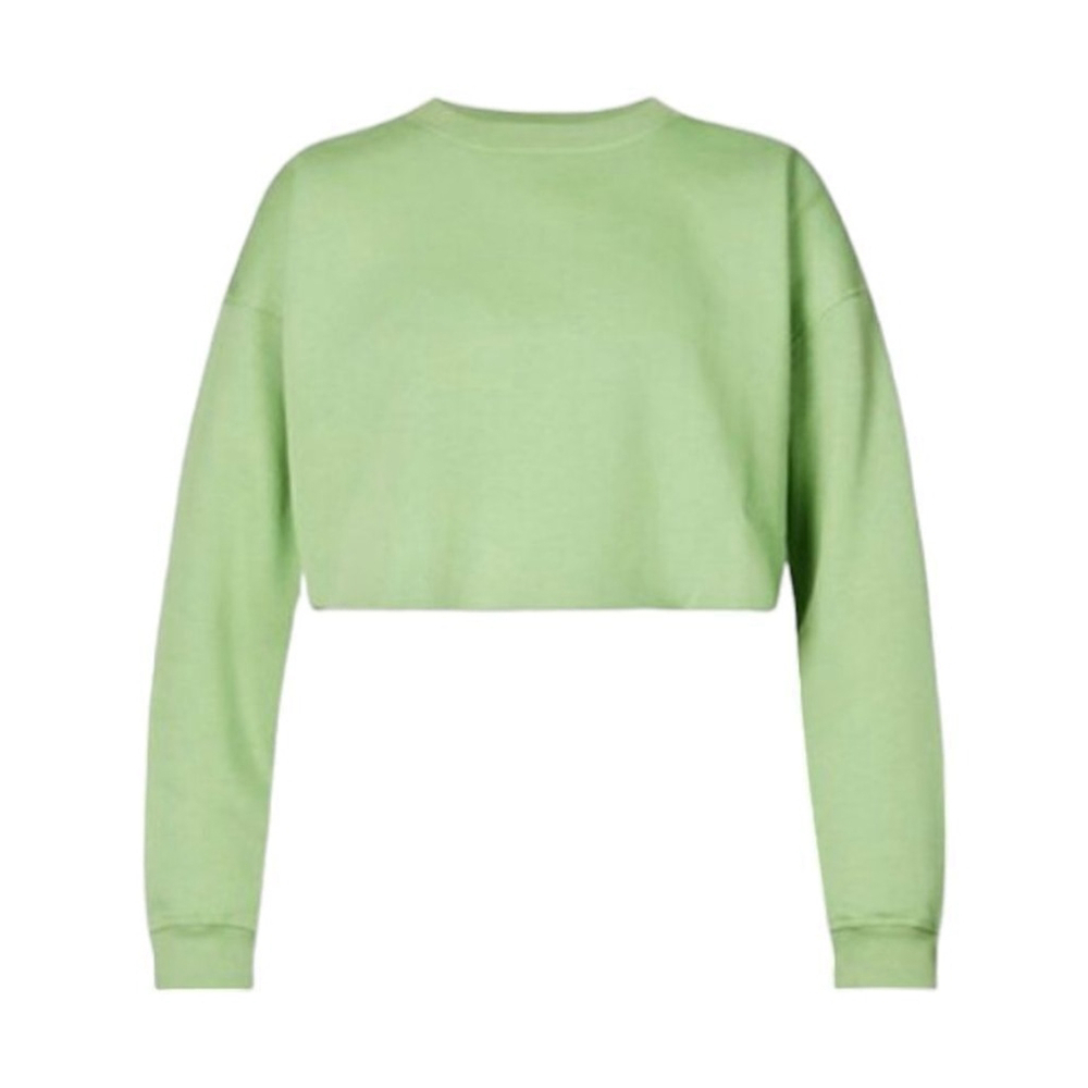 WEWOREWHAT Fair Green Cutoff Pullover XS NWT Clean Girl Aesthetic Cozy - Picture 5 of 13